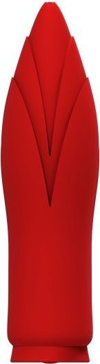 Красный клиторальный стимулятор SIRONA - 10 см.