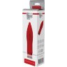 Красный клиторальный стимулятор SIRONA - 10 см.