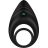 Черное эрекционное виброкольцо Nexus Enhance