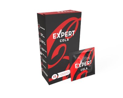 Презервативы с ароматом колы Expert Cola - 15 шт.  Цена 1 407 руб. Длина: 18 см. Презервативы гладкие с ароматом колы изготовлены из натурального латекса без запаха и протестированы с помощью электронной системы контроля качества. Имеют дополнительную смазку для повышенного комфорта. Отличаются высокой тонкостью, сохраняя надёжность и чувствительность. Номинальная ширина - 52 мм. Толщина стенки - 0,06 мм. В упаковке - 15 шт. Страна: Тайланд. Материал: латекс. Объем: 15 шт.