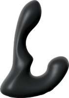 Черный анальный вибростимулятор P-Spot Milker - 14 см.