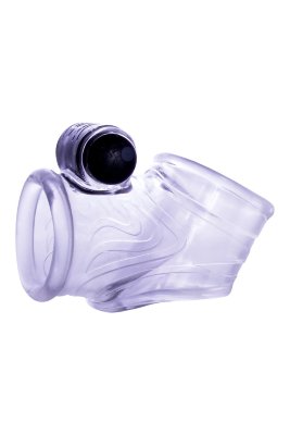 Прозрачная насадка на член Passion Advancer  Цена 5 114 руб. Длина: 5.1 см. Диаметр: 3.8 см. Прозрачная насадка на член Passion Advancer. Надевается на основание члена и мошонку. Перезаряжаемая вибропуля с 10 режимами вибрации усиливает эрекцию и дарит чувственные клиторальные касания. Страна: Китай. Материал: термопластичный эластомер (TPE). Батарейки: встроенный аккумулятор.