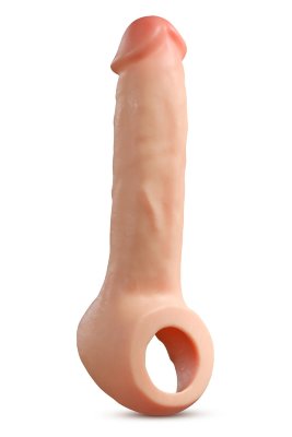 Телесная насадка-удлинитель Thrive 8.75 Inch Realistic Penis Extender Sleeve - 22,2 см.  Цена 7 408 руб. Длина: 22.2 см. Диаметр: 4.4 см. Телесная насадка-удлинитель Thrive 8.75 Inch Realistic Penis Extender Sleeve. С подхватом для мошонки. Длина полости - 9,5 см. Страна: Китай. Материал: силикон.