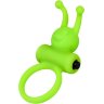 Зеленое эрекционное виброкольцо на пенис Cock Ring