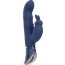 Темно-синий вибромассажер-кролик с 9 режимами вибрации - 24 см.  Цена 4 938 руб. - Темно-синий вибромассажер-кролик с 9 режимами вибрации - 24 см.