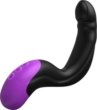 Черно-фиолетовый вибромассажёр простаты Hyper-Pulse P-Spot Massager