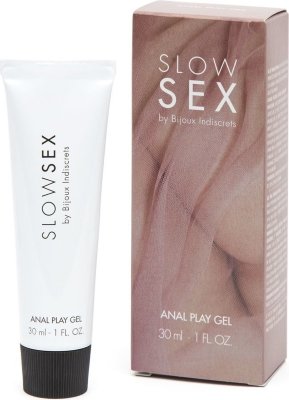 Лубрикант на водной основе Slow Sex Anal Play Gel - 30 мл. Лубрикант на водной основе Slow Sex Anal Play Gel. Совместим с презервативами и лубрикантами. Обеспечивает непревзойденное скольжение. С арникой, ромашкой и алоэ вера. Страна: Испания. Объем: 30 мл.