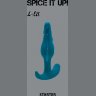 Бирюзовая анальная пробка Starter - 10,5 см.