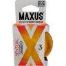 Презервативы анатомической формы Maxus Sensual - 3 шт.