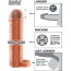 Телесная насадка с кольцом Perfect 1 Extension with Ball Strap - 17 см. - Телесная насадка с кольцом Perfect 1 Extension with Ball Strap - 17 см.