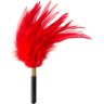 Красный перьевой тиклер Plume - 23 см.