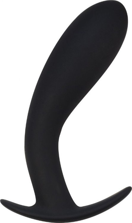 Чёрная анальная пробка Strong Force Anal Plug - 13,5 см.