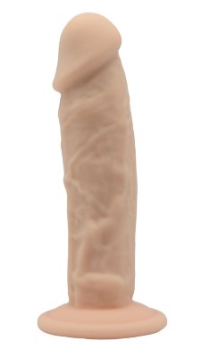 Телесный фаллоимитатор Model 1 - 14,8 см. Длина: 14.8 см. Диаметр: 3.6 см. Фаллоимитатор SILEXD предлагает ряд уникальных характеристик в сфере реалистичных игрушек. Это экстра-мягкие силиконовые фаллоимитаторы с наполнением SILEXPAN двойной плотности. Жесткий стержень внутри и подвижный внешний слой сделает реалистичным не только вид игрушки, но и ощущения от ее использования. Революционная запатентованная формула материала SILEXPAN, используемого для наполнения наших продуктов, обеспечивает лучшую плотность и большую гибкость. Этот платиновый силикон не содержит фталатов, латекса, безопасен для тела, гипоаллергенен и непористый, что делает его легким в уходе и более долговечным. Также ваш новый секретный друг реагирует на температуру. При нагревании становится более мягким, а при охлаждении твердым. Для нагрева достаточно 30 секунд в микроволновой печи или 2 минут в горячей воде. Для охлаждения его можно положить в морозилку без ограничений по времени. Фаллоимитатор оснащен присоской на основании и подходит для использования без рук. Страна: Китай. Материал: силикон.