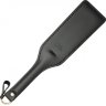 Черная кожаная шлепалка SitaBlack - 30 см.