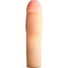 Телесная насадка-удлинитель на пенис PERFORMANCE 1.5INCH COCK XTENDER - 16 см.