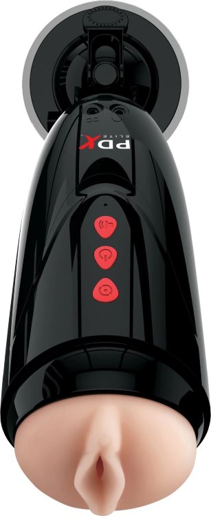 Мастурбатор-вагина с вибрацией Dirty Talk Starter Stroker