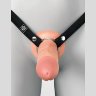 Телесный пустотелый фаллопротез 5’’ Hollow Silicone Strap-On - 14 см.