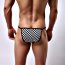 Мужские трусы-танга в черно-белую клетку  Цена 893 руб. - Мужские трусы-танга в черно-белую клетку