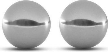 Серебристые вагинальные шарики Gleam Stainless Steel Kegel Balls
