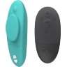 Аквамариновый вибратор в трусики We-Vibe Moxie+