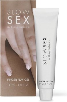Гель для мастурбации с ароматом кокоса Slow Sex Finger Play Gel - 30 мл.