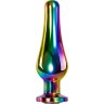 Радужная металлическая пробка Rainbow Metal Plug Medium - 11,1 см.