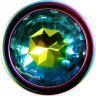 Радужная металлическая пробка Rainbow Metal Plug Medium - 11,1 см.