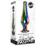 Радужная металлическая пробка Rainbow Metal Plug Medium - 11,1 см.