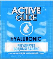 Лубрикант на водной основе Active Glide с гиалуроновой кислотой - 3 гр.