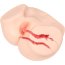 Телесный полуторс с двойным слоем материала и вибрацией Vanilla Onahole Real Vagina - Телесный полуторс с двойным слоем материала и вибрацией Vanilla Onahole Real Vagina