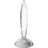 Стеклянный фаллоимитатор Sparkling Crystal - 19 см.