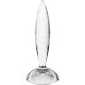 Стеклянный фаллоимитатор Sparkling Crystal - 19 см.
