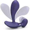 Темно-синий вибромассажер Witty P G Vibrator with Remote Control