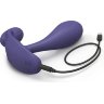 Темно-синий вибромассажер Witty P G Vibrator with Remote Control