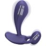 Темно-синий вибромассажер Witty P G Vibrator with Remote Control