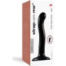 Черный фаллоимитатор-насадка Strap-On-Me P G spot Dildo size S - 16,4 см.