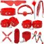 Красный БДСМ-набор «Оки-Чпоки» из 11 предметов  Цена 2 357 руб. - Красный БДСМ-набор «Оки-Чпоки» из 11 предметов
