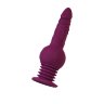Фиолетовая мини-машина для секса Striker с пультом ДУ - 23,5 см.