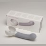 Серая насадка Reach для вибромассажёра Revel Body - 14 см.