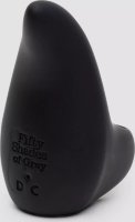 Черный вибратор на палец Sensation Rechargeable Finger Vibrator