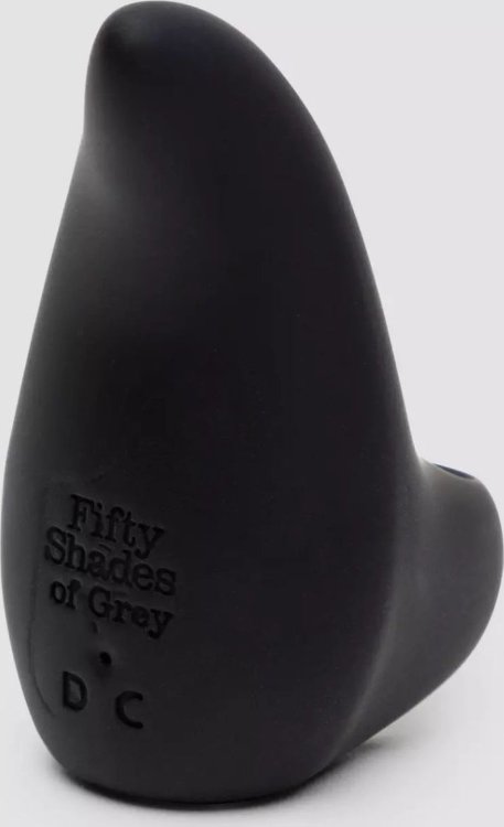 Черный вибратор на палец Sensation Rechargeable Finger Vibrator