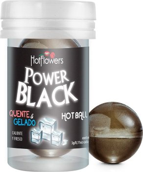 Интимный гель Power Black Hot Ball с охлаждающе-разогревающим эффектом (2 шарика по 3 гр.)