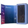 Синий двусторонний стеклянный фаллоимитатор Double Crystal - 19,5 см.