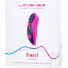 Розово-черный вибростимулятор в трусики Lovense Ferri