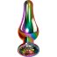 Радужная металлическая пробка Rainbow Metal Plug Large - 12,9 см.  Цена 4 638 руб. - Радужная металлическая пробка Rainbow Metal Plug Large - 12,9 см.