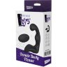 Черный вибромассажер простаты REMOTE BOOTY PLEASER