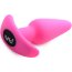 Розовая анальная вибропробка с пультом ДУ 21X Remote Control Vibrating Silicone Butt Plug - 10,4 см. - Розовая анальная вибропробка с пультом ДУ 21X Remote Control Vibrating Silicone Butt Plug - 10,4 см.