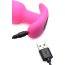 Розовая анальная вибропробка с пультом ДУ 21X Remote Control Vibrating Silicone Butt Plug - 10,4 см. - Розовая анальная вибропробка с пультом ДУ 21X Remote Control Vibrating Silicone Butt Plug - 10,4 см.