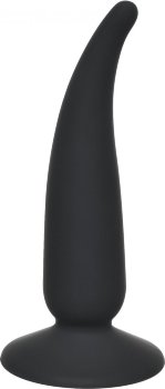 Чёрная анальная пробка P-spot Teazer Black - 12,2 см.