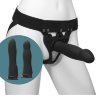 Черный пояс с 3 сменными полыми насадками BE Ready - 19, 20,3 и 17,8 см.